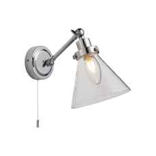Dawlish Polished Chrome Bathroom Wall Light